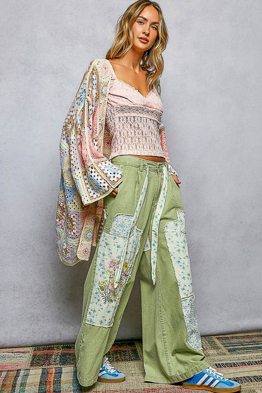 Halston Granny Square Cardigan