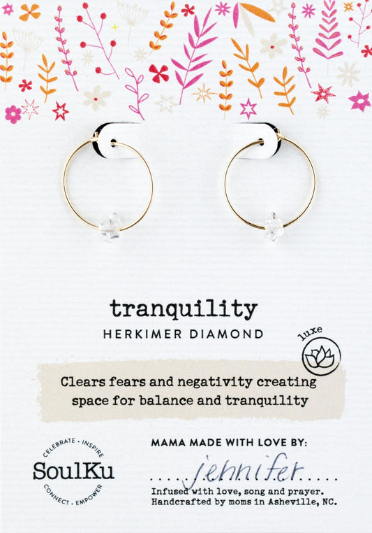 Tranquility Hoop Earrings