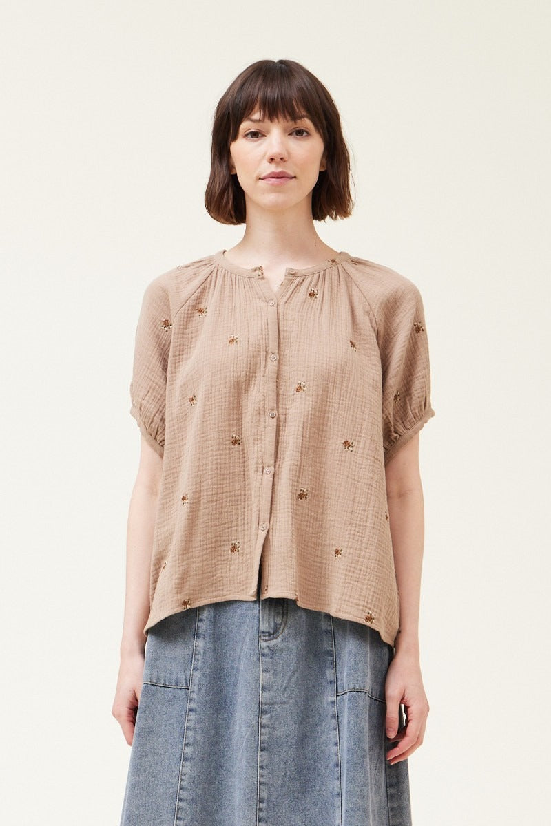 Lillian Embroidered Top