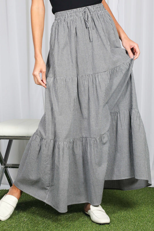 Anna Gingham Skirt