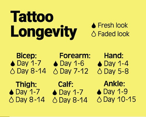 Bee Temporary Tattoo