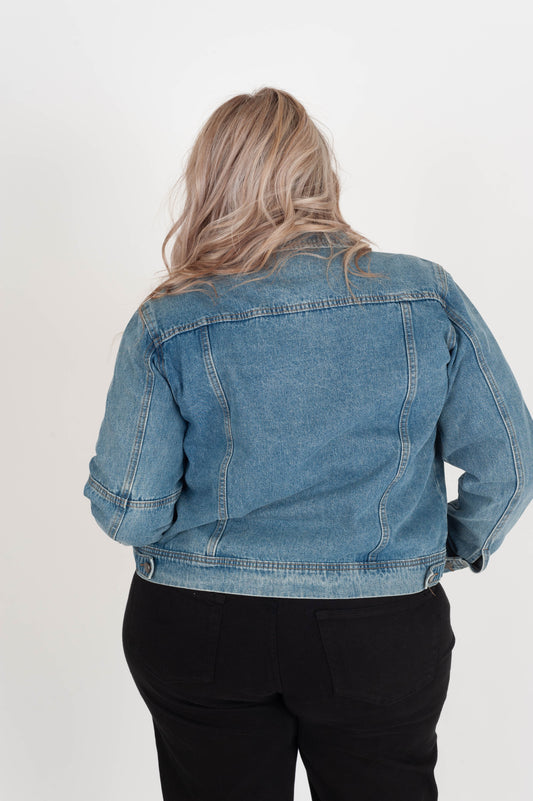 Curvy Amelia Denim Jacket