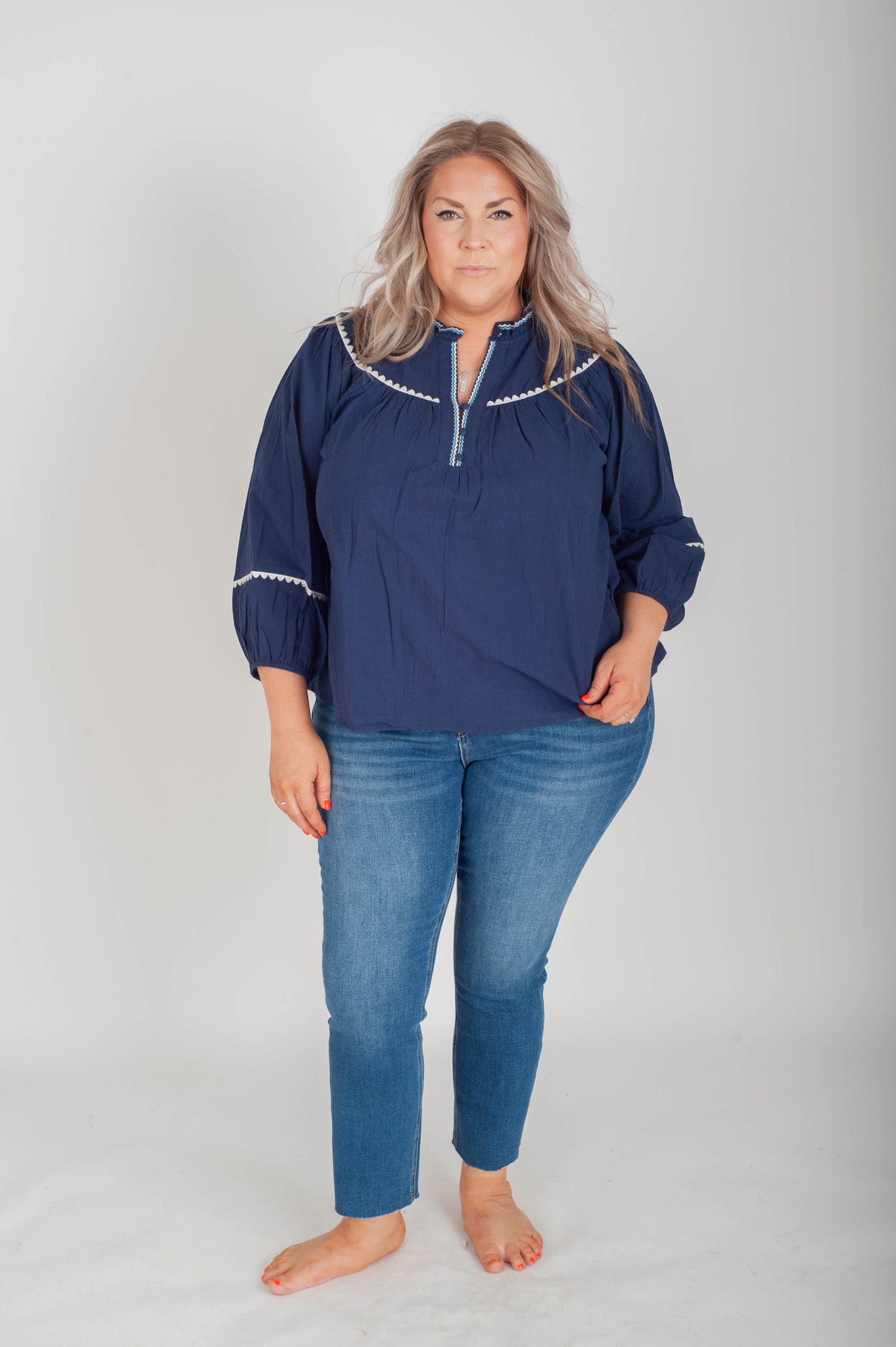 Curvy Presley Blouse