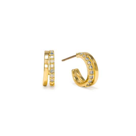 Dewdrop Hoop Earrings