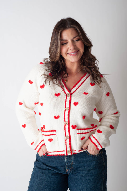 Jolene Heart Cardigan