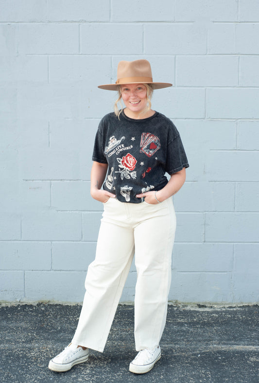 Western Print Graphic Tee