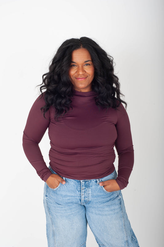 Yves Funnel Neck Top