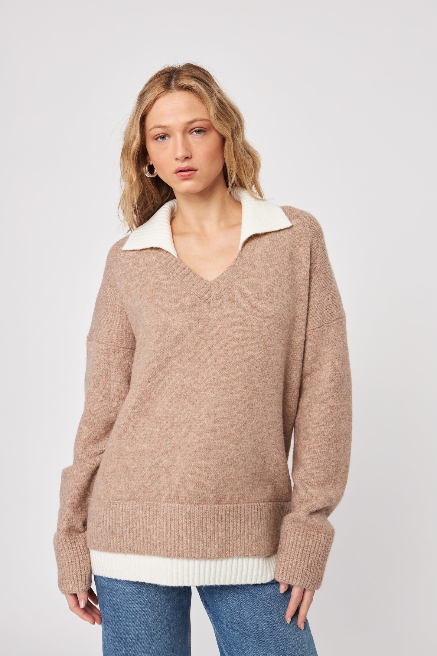 Sage Collar Sweater