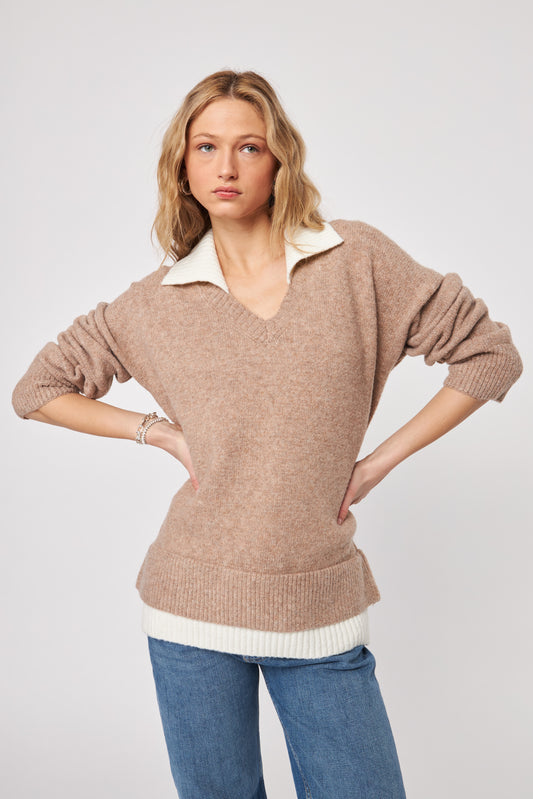 Sage Collar Sweater