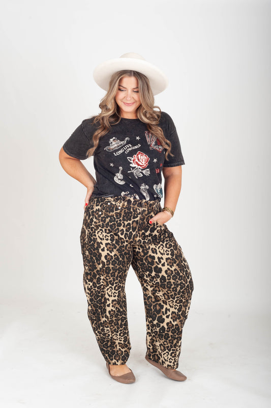 Western Print Graphic Tee