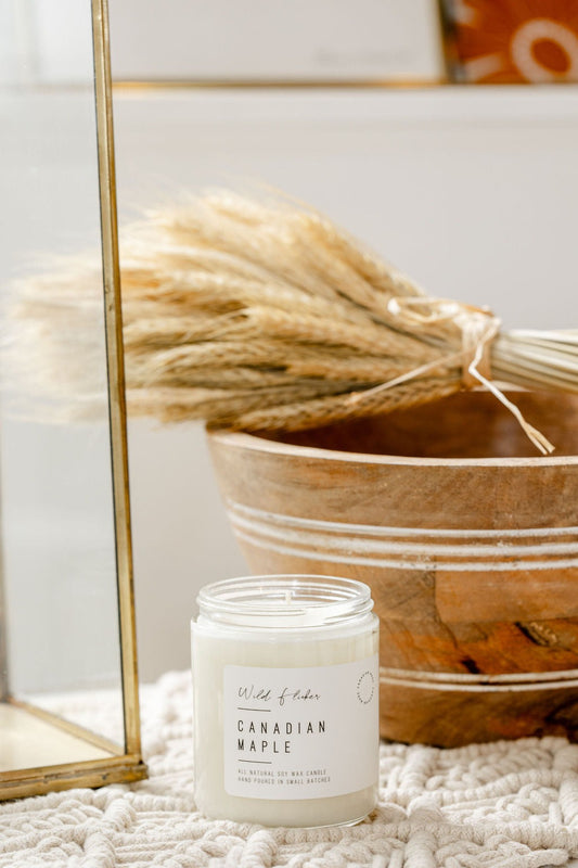 Canadian Maple Candle