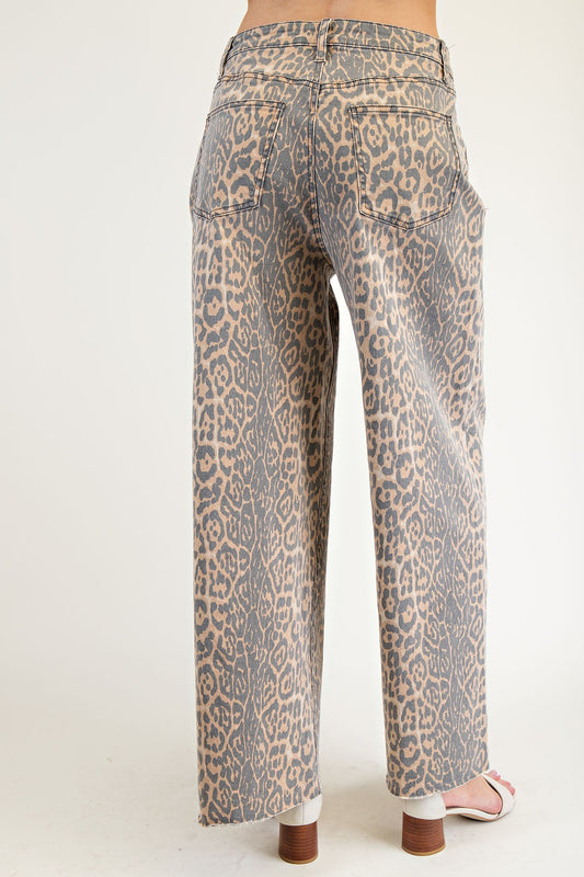 Jamie Leopard Pants