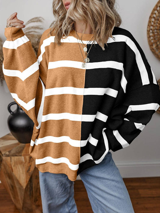 Lainey Striped Pullover
