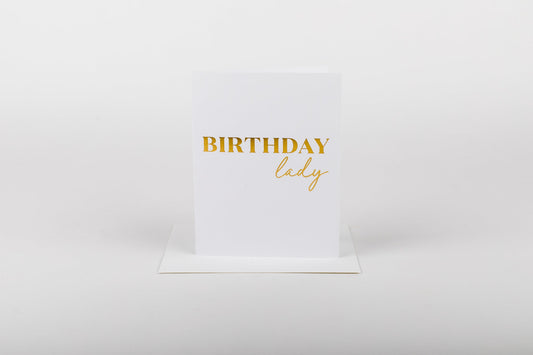 Birthday Lady Card