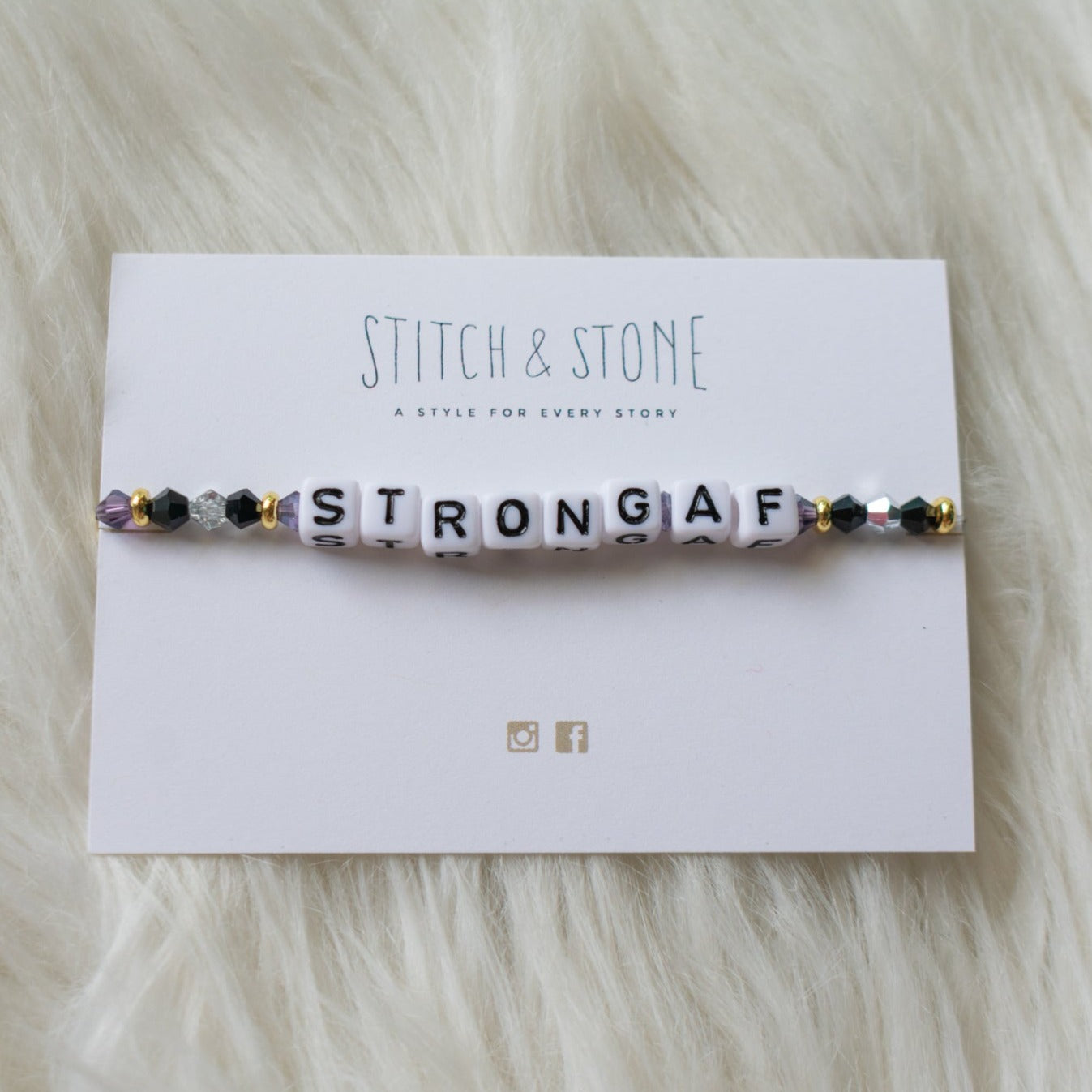 Bracelet Stitch « Strong »