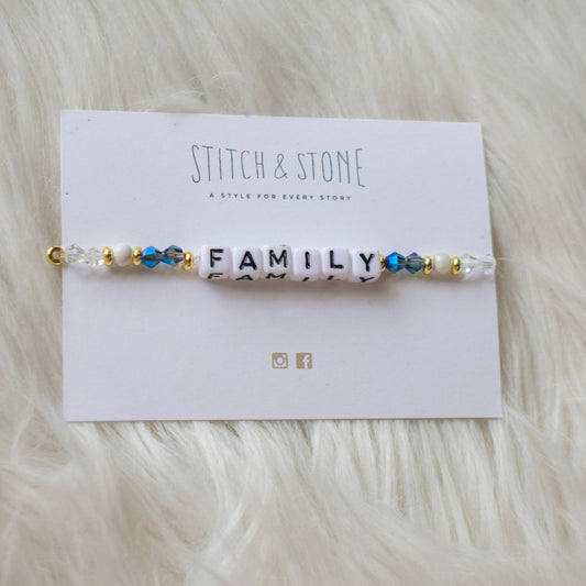 Stitch "Family" Bracelet