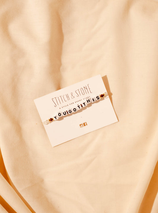 Bracelet Stitch « Tu as ça »