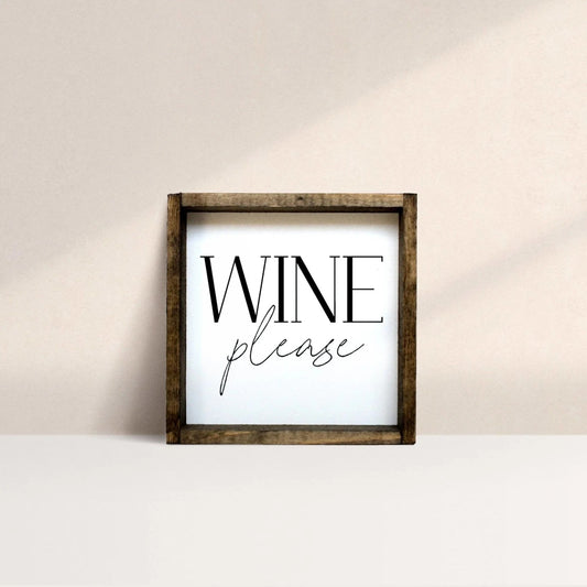 Wine Please Sign