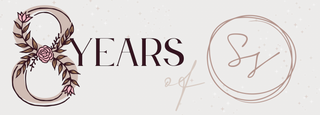 a banner celebrating 8 years of stitch & stone