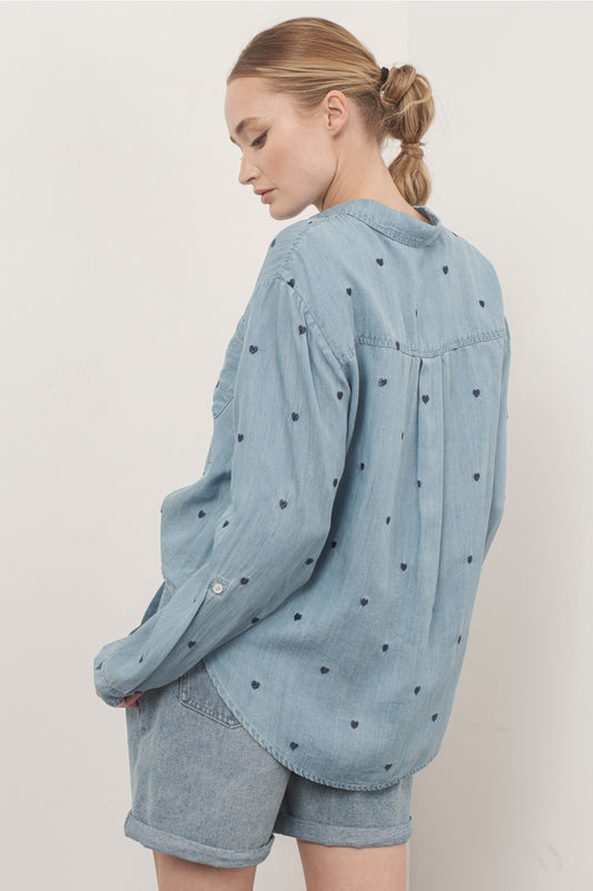 Heart Denim Shirt