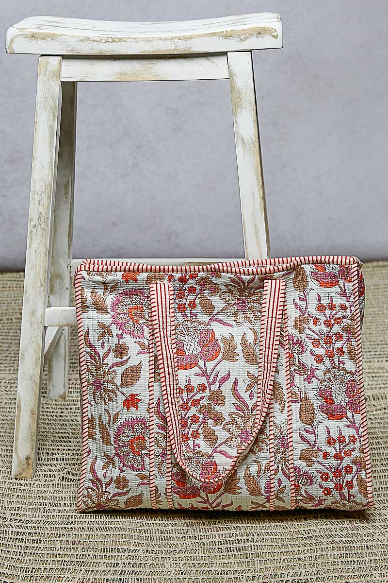 George Quilted Tote Bag