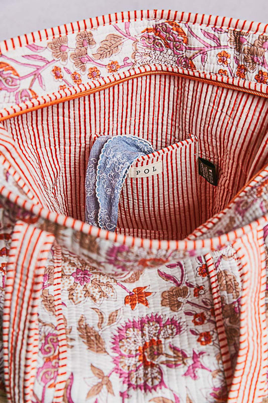 George Quilted Tote Bag