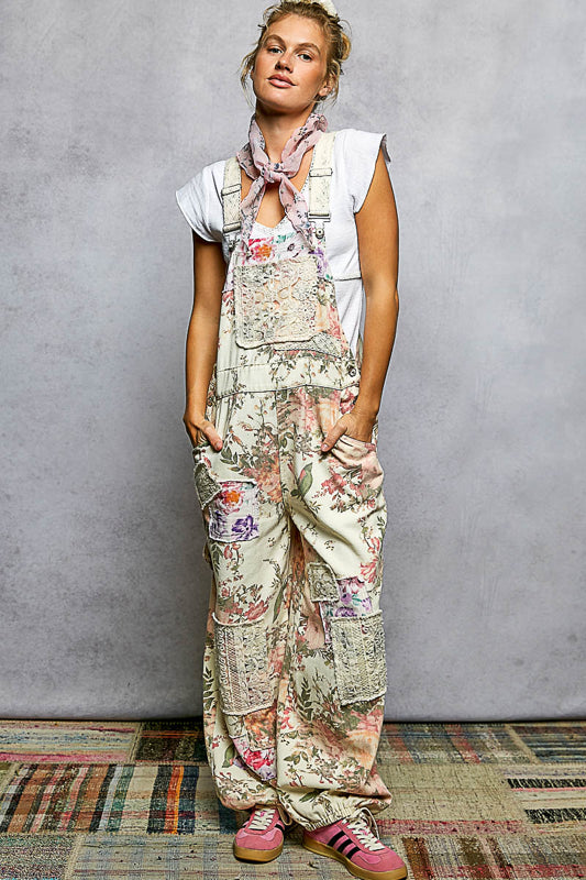 Lindsay Floral Overalls