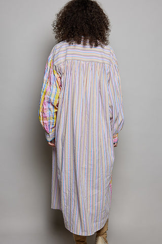 Maddie Embroidered Stripe Dress