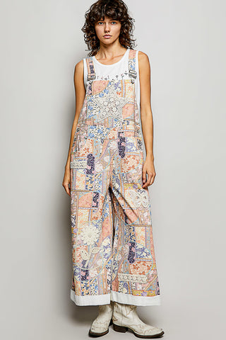 Irene Floral Overalls