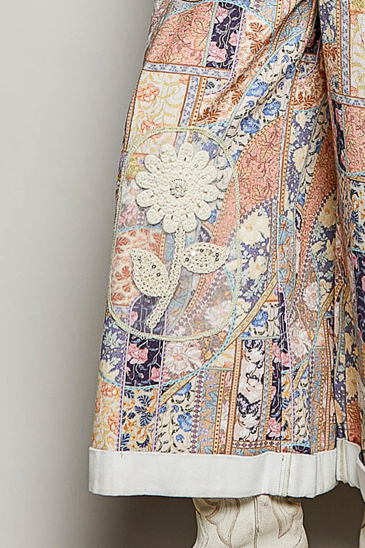 Irene Floral Overalls