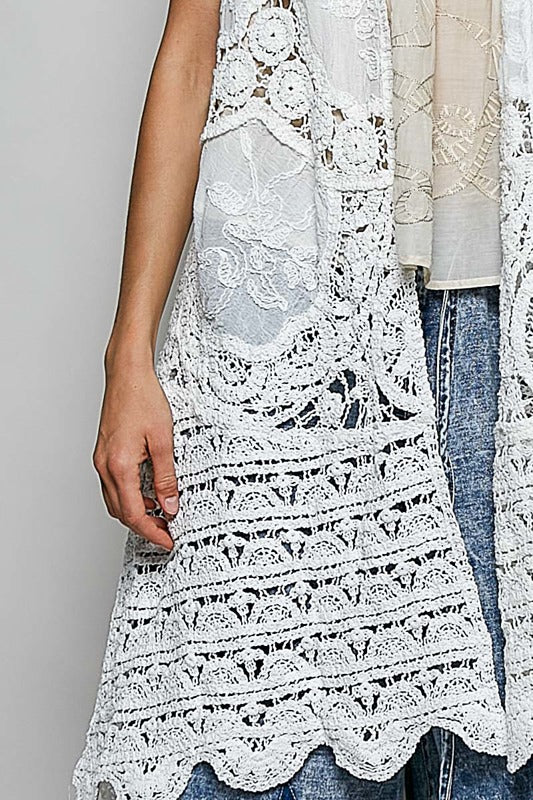 Lainey Crochet Cardigan