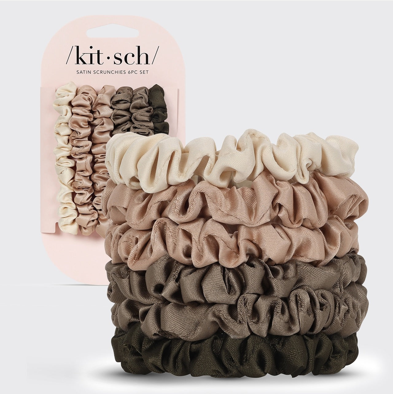 Ultra Petite Satin Scrunchie Pack
