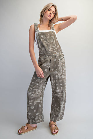 Felicity Paisley Overalls