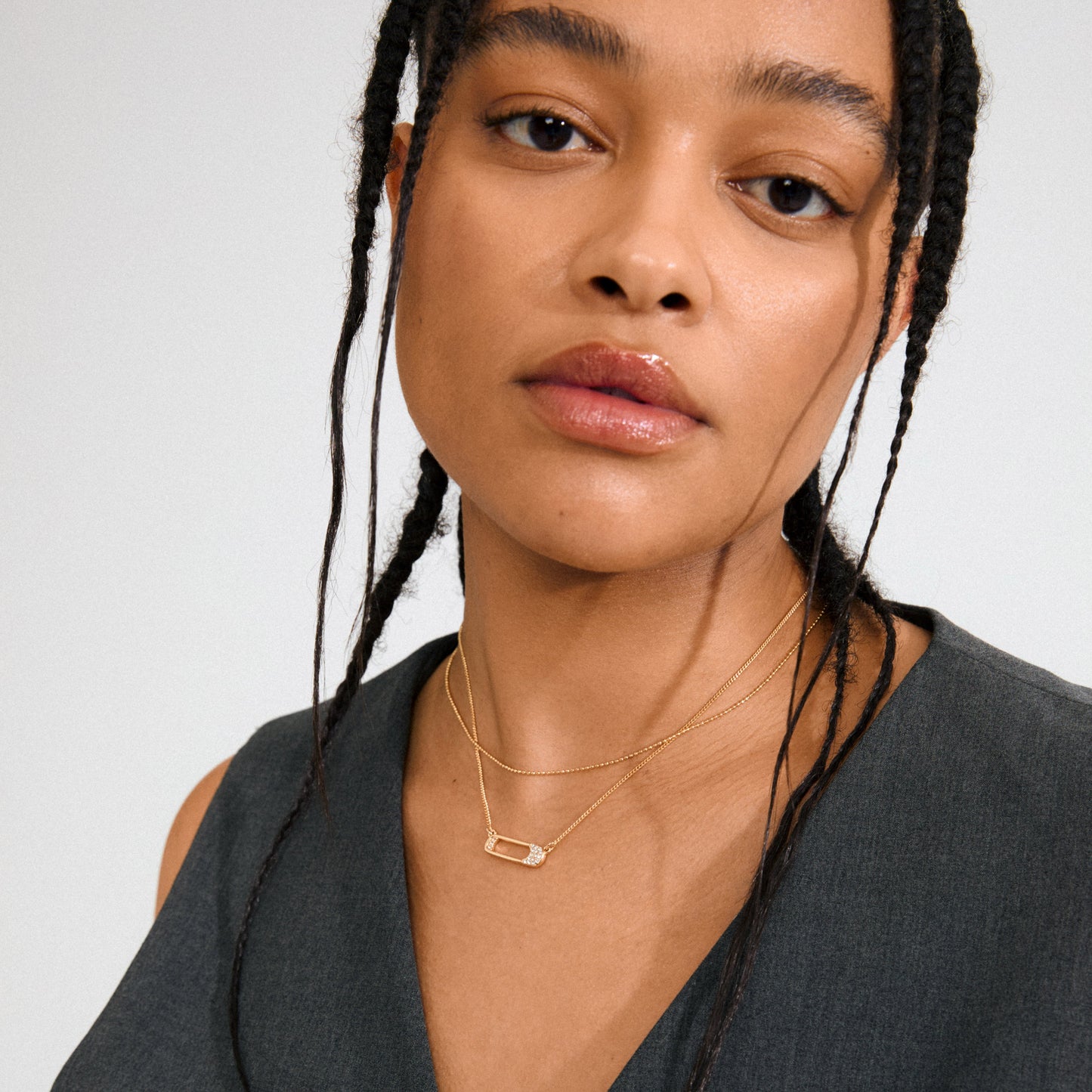 Instat Paper Clip Necklace