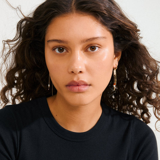 Between Chain Earrings