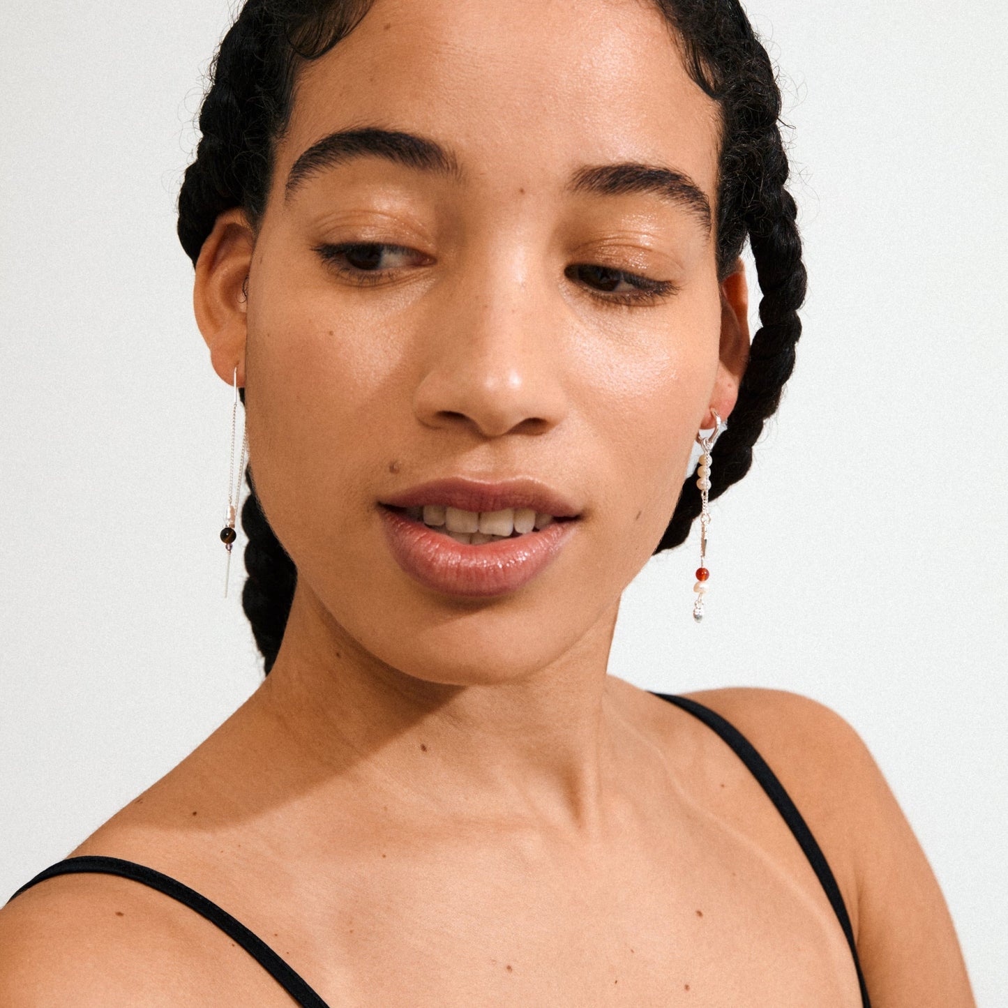 Between Chain Earrings