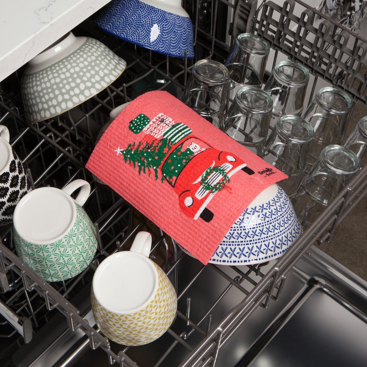Holiday Swedish Dish Towel