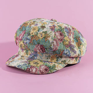Leena Tapestry Newsboy Hat