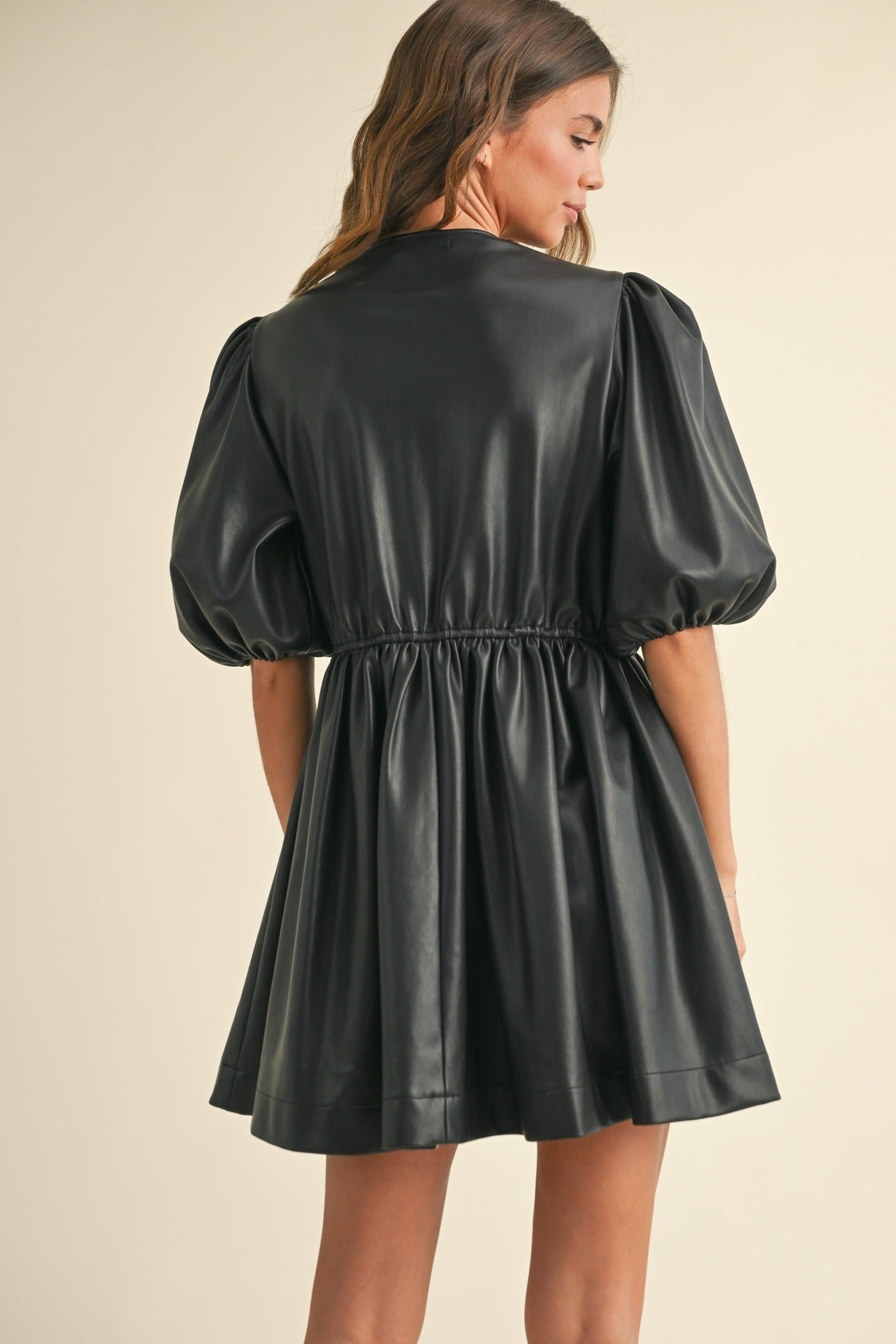 Bronwyn Faux Leather Dress