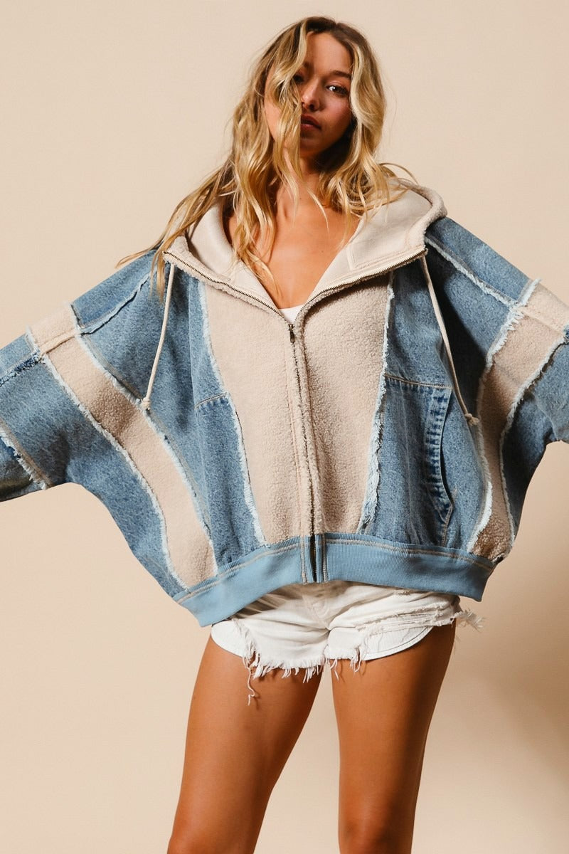 Beverly Denim Hoodie