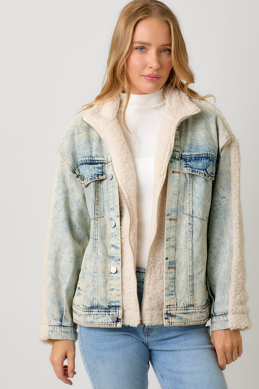 Sydney Sherpa Denim Jacket