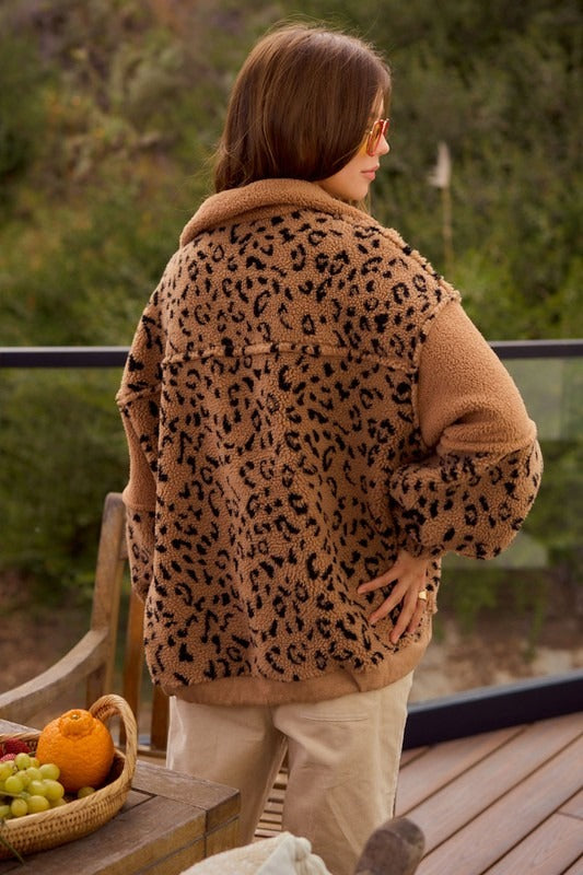 Izzy Leopard Sherpa