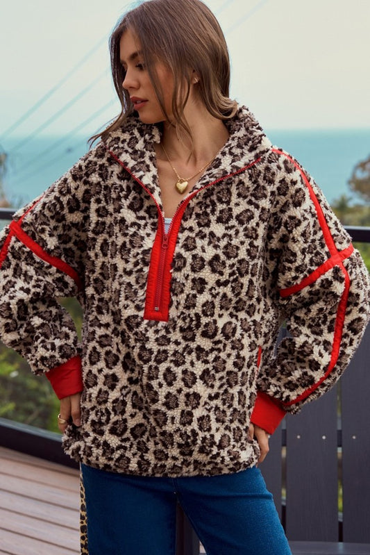 Matilda Leopard Sherpa