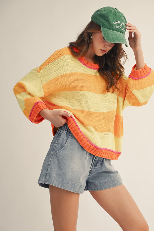 Cathy Striped Sweater
