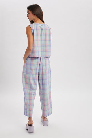 Nellie Plaid Matching Set