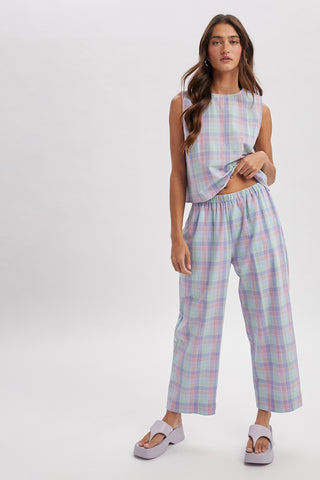 Nellie Plaid Matching Set