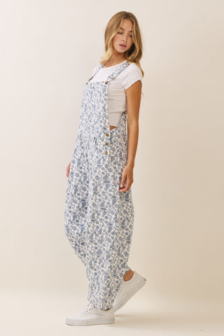 Reid Floral Overalls