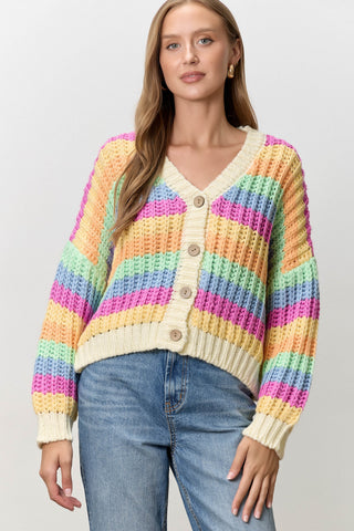 Brooks Rainbow Cardigan