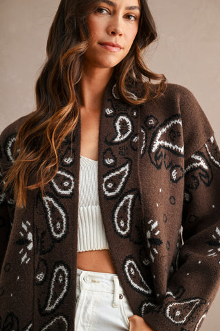 Trisha Paisley Cardigan