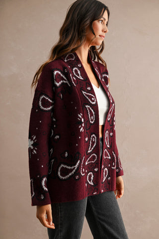 Trisha Paisley Cardigan